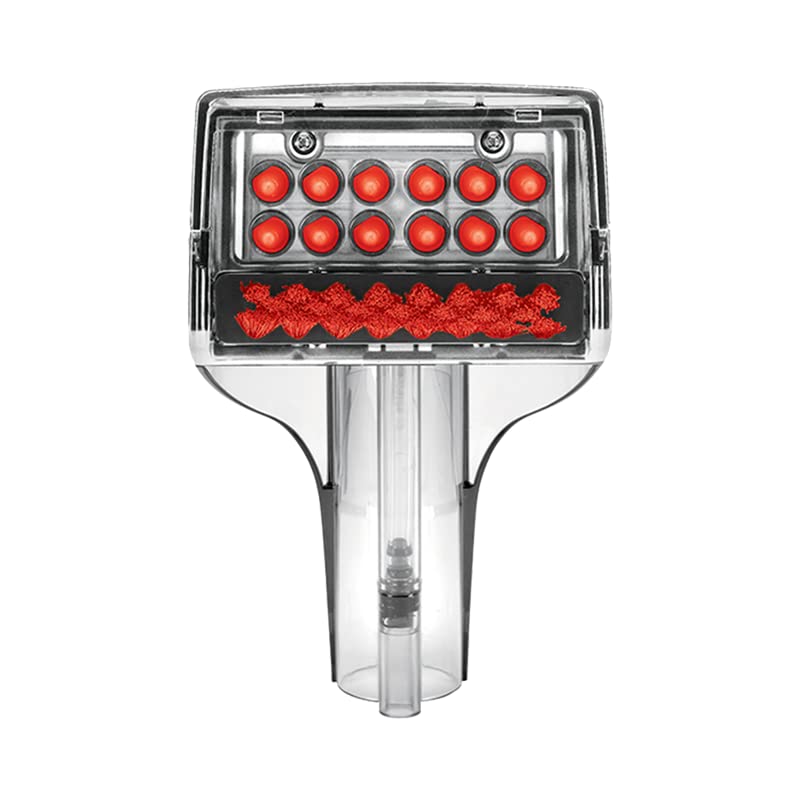 BISSELL Deep Reach Tool, for SpotClean Portable Carpet Cleaners, SpotClean Accessory, Remove Built-In Stains, For Carpet, Upholstery, Car Interiors, Stairs, Black/Red, 2367