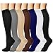 Laite Hebe brand women and men compression socks(8 Pairs),S / M,Assorted1