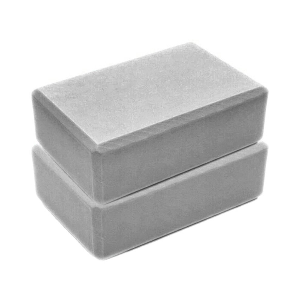 Voberry@ Yoga Blocks 2 Pack High Density EVA Foam Brick Provides Stability Balance & Support, Improve Strength and Deepen Poses - Great for Yoga, Pilates, Workout, Fitness & Gym