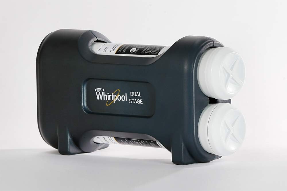 Whirlpool WHEEDF Dual Stage Replacement Pre/Post Water Filters | Fits WHADUS5 & WHED20 Filtration Systems | 1 Set, Pack of 2, Grey: Home Improvement