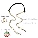 Purse Chain Strap - Replacement for Shoulder and Crossbody Bag, Adjustable 51 inch Long and 0.8 inch Wide (Silver), by Beaulegan