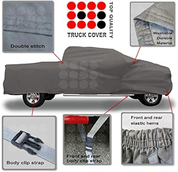 Amazon Com Lt Sport Multi Layer Pickup Truck Cover Rain Resistant Soft Cotton Inlay 8 Bed Car Cover Automotive