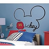 RoomMates RMK2560GM Disney All About Mickey Mouse Peel and Stick Wall Decals