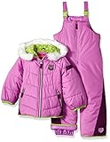 London Fog Girls' Snowsuit with Snowbib and Puffer Jacket