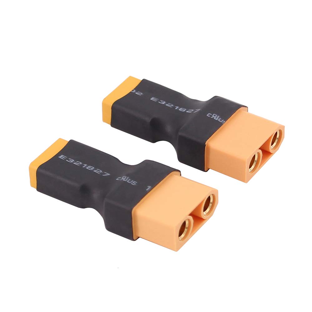 OliRC 2pcs Male XT60 XT-60 to Female XT90 XT-90 Connector Adapter(C97-2)