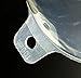 Soccerene Powder Funnel, Polypropylene Plastic, 100mm 75mm 50mm Top Diameter, Pack of 3