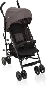 Graco TraveLite Stroller Lightweight Compact 7kg Black/Grey from Birth