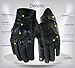 Full finger Goat Skin Leather Touch Screen Motorcycle Gloves Men/Women S,M,L,XL,XXL (Perforated, XXL)