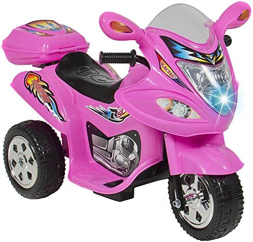 3 Wheel Kids Ride On Motorcycle 6V Battery Powered Electric Toy Power Bicyle New