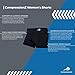 Women's Compression High Waisted Tummy Control Gym Shorts - Volleyball, Swim Black