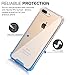 BAISRKE Clear Case for iPhone 7 Plus, Slim Shock Absorption Protective Case Soft TPU Bumper & Hard Plastic Back Cover Phone Cases for iPhone 7 Plus / 8 Plus 5.5 inch - Blue