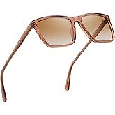 DUCO Sunglasses Men Polarized UV400 Protection Mens Sun Glasses Fashion Trendy Retro Square Lenses Shades Acetate Frame1235