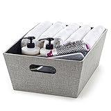Creative Scents Fabric Decorative Storage Bin for Shelves(9.75