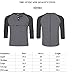 Aiyino Mens Henley Short Sleeve with 3 Buttons - Assorted Colors Large Sky Blue Shirts