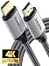 PowerBear 4K HDMI Cable 15 ft | Braided Nylon & Gold Connectors