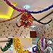 sunyou 6Pcs 2M 6.5Ft Festival Wedding Party Christmas Tinsel Garland，Classic Thick Colorful Reflections Shiny Sparkly Soft Hanging Tinsel Ornaments Ceiling Decorations，6 Colors