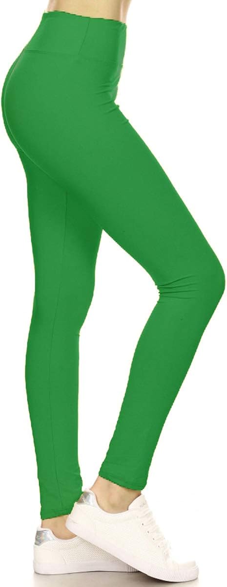 Leggings Depot High Waisted Solid Yoga Leggings