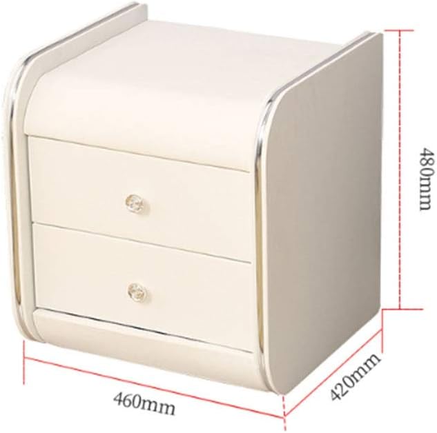 Amazon Com Bedside Table Leather Bedside Table Simple Modern Soft