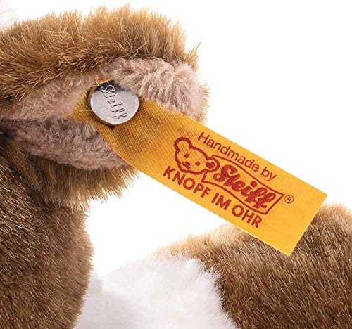 Steiff 72154 Kuh, weiß/braun gefleckt, 16 cm – Bild 4