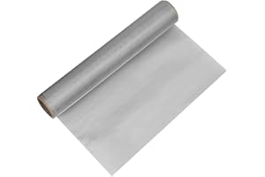 TIMESETL 304 Stainless Steel Woven Wire 200 Mesh - 12"X 40" Filter Screen Sheet Filtration Cloth
