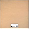 Grafix Medium Weight Chipboard – 12"x12", Natural Acid-Free 0.057” Sheets, Create Three-Dimensional Embellishments for Cards, Papercrafts, Mixed Media, Home Décor, and More, Pack of 25