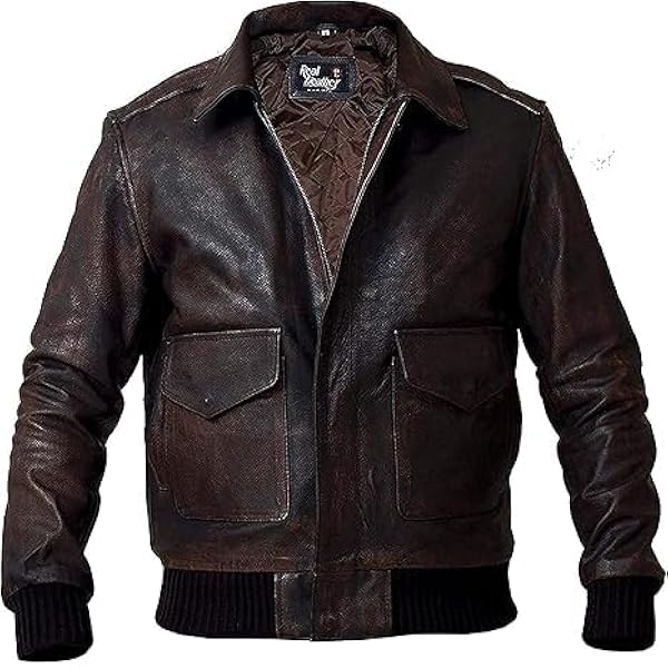 Desired Jackets Mens G-1 Fur Collar US Navy Flight Distressed