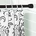 iDesign Metal Tension Shower Curtain Rod, The Cameo Collection – Adjustable Between 43”-75”, Matte Black