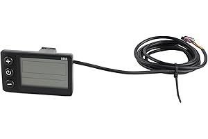 Fayelume Ebikes Display SM Plug, Bicycle Speedometer, Ebikes Replacement Parts, S866 LCD Bike Odometer, 24V 36V 48V Electric Scooter Control Panel