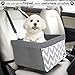 JESPET & GOOPAWS Dog Booster Seats for Cars, Portable Dog Car Seat Travel Carrier with Seat Belt for 24lbs Pets