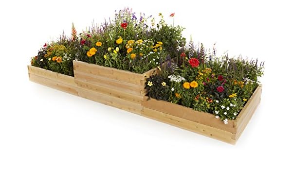 naturalyards Raised Garden Bed, multinivel: Amazon.es: Jardín
