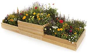 naturalyards Raised Garden Bed, multinivel: Amazon.es: Jardín