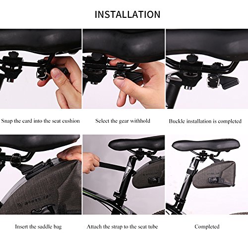 WHEEL UP Reflective Waterproof Tube MTB Mountain Road Bicycle Bag Cycling Saddle Frame Bag Seat Bag For Bike Cycling Accessories