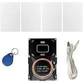 FAHIK Proxmark3 Easy RDV4.0 RFID Reader Writer ID IC RFID Decryptor Decoder Support 125Khz 13.56Mhz LF HF and UHF Frequency with 1 Pcs IC Tag, 4 Pcs IC Cards, and Software