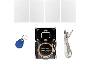 Tormete Proxmark3 Easy RDV4.0 RFID Reader Writer ID IC RFID Decryptor Decoder Support 125Khz 13.56Mhz LF HF and UHF Frequency with 1 Pcs IC Tag, 4 Pcs IC Cards, and Software
