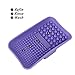 ESARORA Makeup Brush Cleaning Mat, Makeup Brush Cleaner, Makeup Brush Cleaning Mat & Makeup Brush Cleaning Plate Portable Washing Tool More Easy to Clean Makeup Brush (Purple)