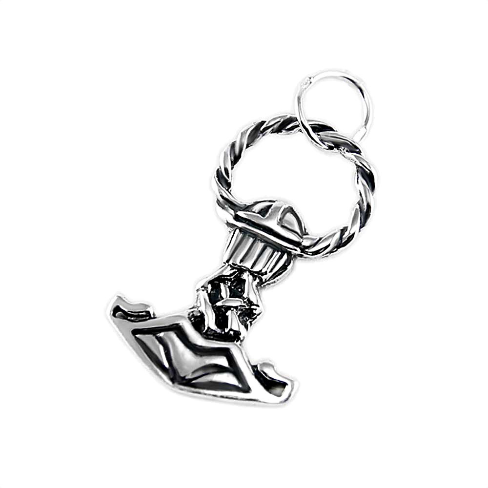 NKlaus Massive Thor s Hammer Silver 925 fine chain pendant Viking p156