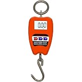 Hanging Weight Scale Industrial Heavy Duty for Farm, Hunting, Bow Draw Weight, Big Fish &amp; Hoyer Lift with Accurate Sensor Digital, Professional (440LBS Orange)