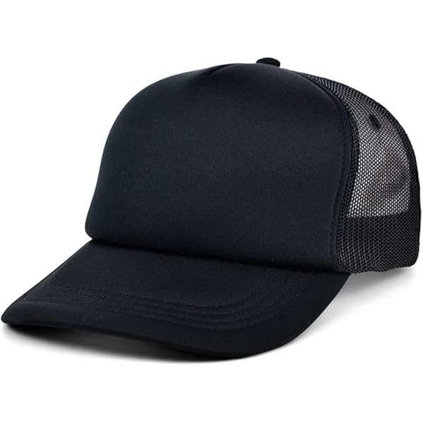 Casquette De Camionneur Réglable En Maille - Vert, Taille M, Circonférence 54-60 Cm, Mixte