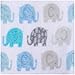 HALO SleepSack, Micro-Fleece Wearable Blanket, Swaddle Transition Sleeping Bag, TOG 1.0, Elephant Texture, Small, 0-6 Months