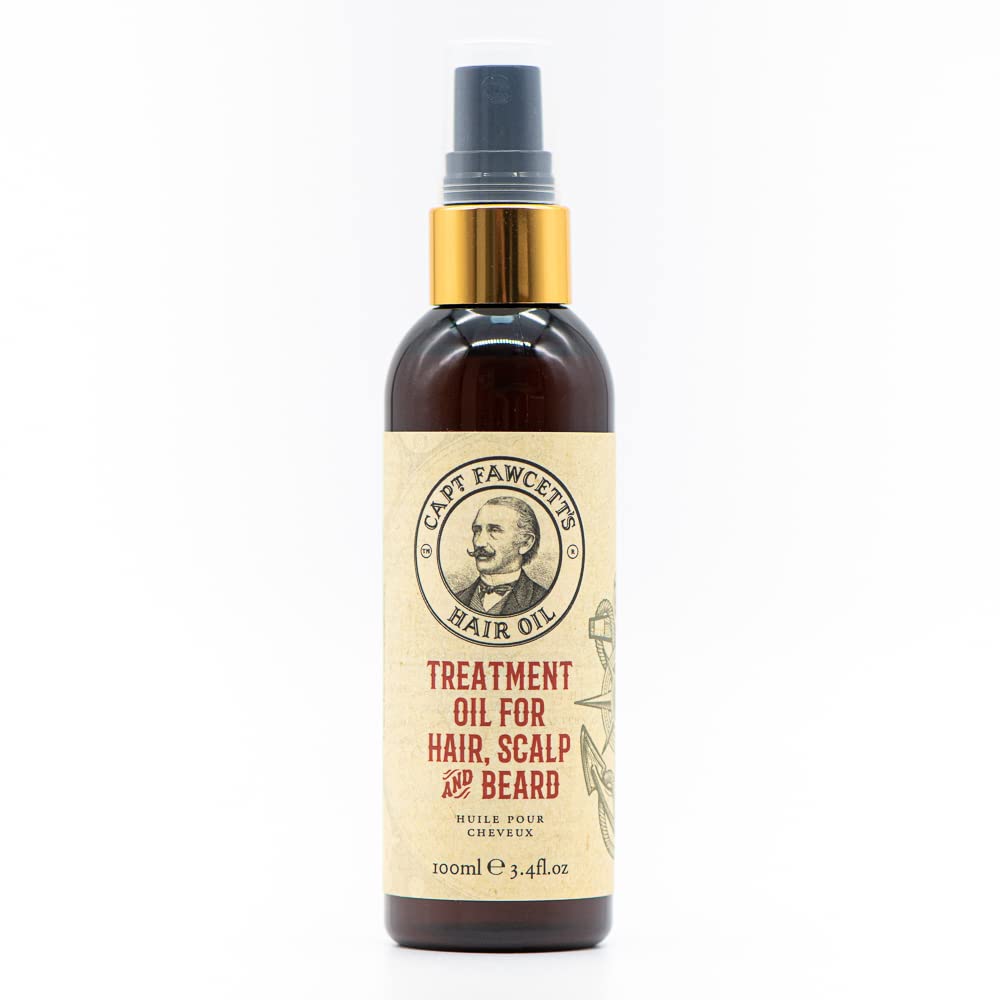 Captain Fawcett Treatment Oil For Hair, Scalp and Beard (100ml)