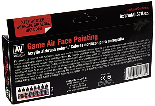 Vallejo Face Painting Set 17ml Paint