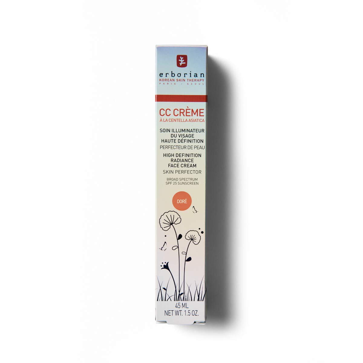 erborian cc crème high definition radiance face cream skin perfector