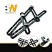 Buildwell Premium Aluminum Angularizer Ruler by Multi-Angle Measuring Template Tool Angle Ruler Perfect for Handymen, Carpenter, Builders, DIY-ers | with FREE Protective Pouch and Carpenter's Pencil