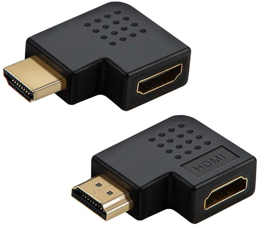 innov8 (1 Pair Left and Right Angled 90 Degree HDMI Male to Female Vertical Flat Adapter 4K 3D HDMI Extender for Roku, PS3, PS4, Fire Stick, Chromecast, Nintendo Switch,HDTV, Laptop,Xbox r