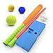 CeleMoon [Standard Size] Kids Soft Foam T-Ball/Baseball Set Toy, 4 Different Colored Balls, Carry/Organize Bag Included, for Kids Over 3 Years Old