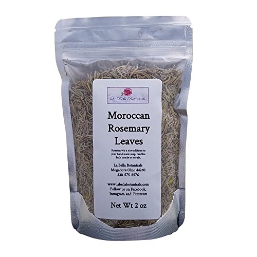 image for La Bella Botanicals - Dried Rosemary, Rosemary Herbs, 2 Ounce Resealab