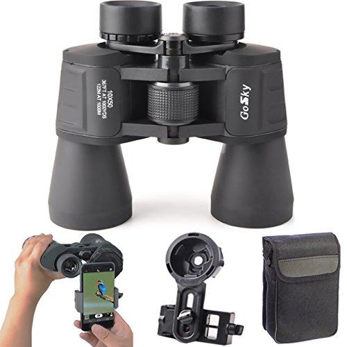 10X 50 Binoculars Smartphone Adapter Kit for Adults and Kids for Bird