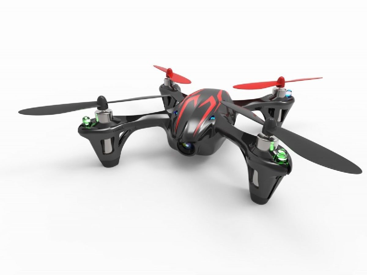 DRONE H C Hubsan X Mini Quadcopter UFO Appareil photo Black Red