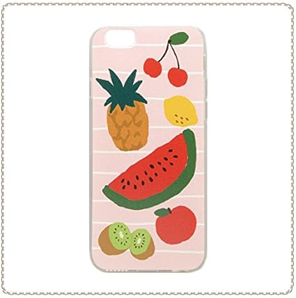 Amazon フラワーリング Flowering Sc 450 Pk ゆるーいフルーツのイラストが味のあるキュートなtpuタイプのiphoneケース フルーツ ピンク Iphone 6用 ケース カバー 通販