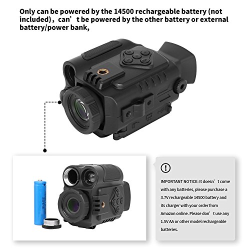 image for Bestguarder NV-600 Ultra Small 1-5X18mm Digital Infrared Night Vision 